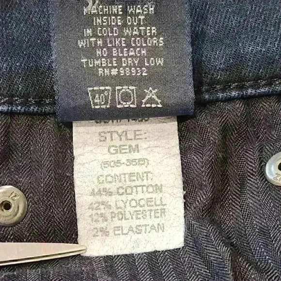 Principle Denim Innovators Gem Frayed Hem High-Rise Dark Wash Skinny Jeans - Picture 7 of 9